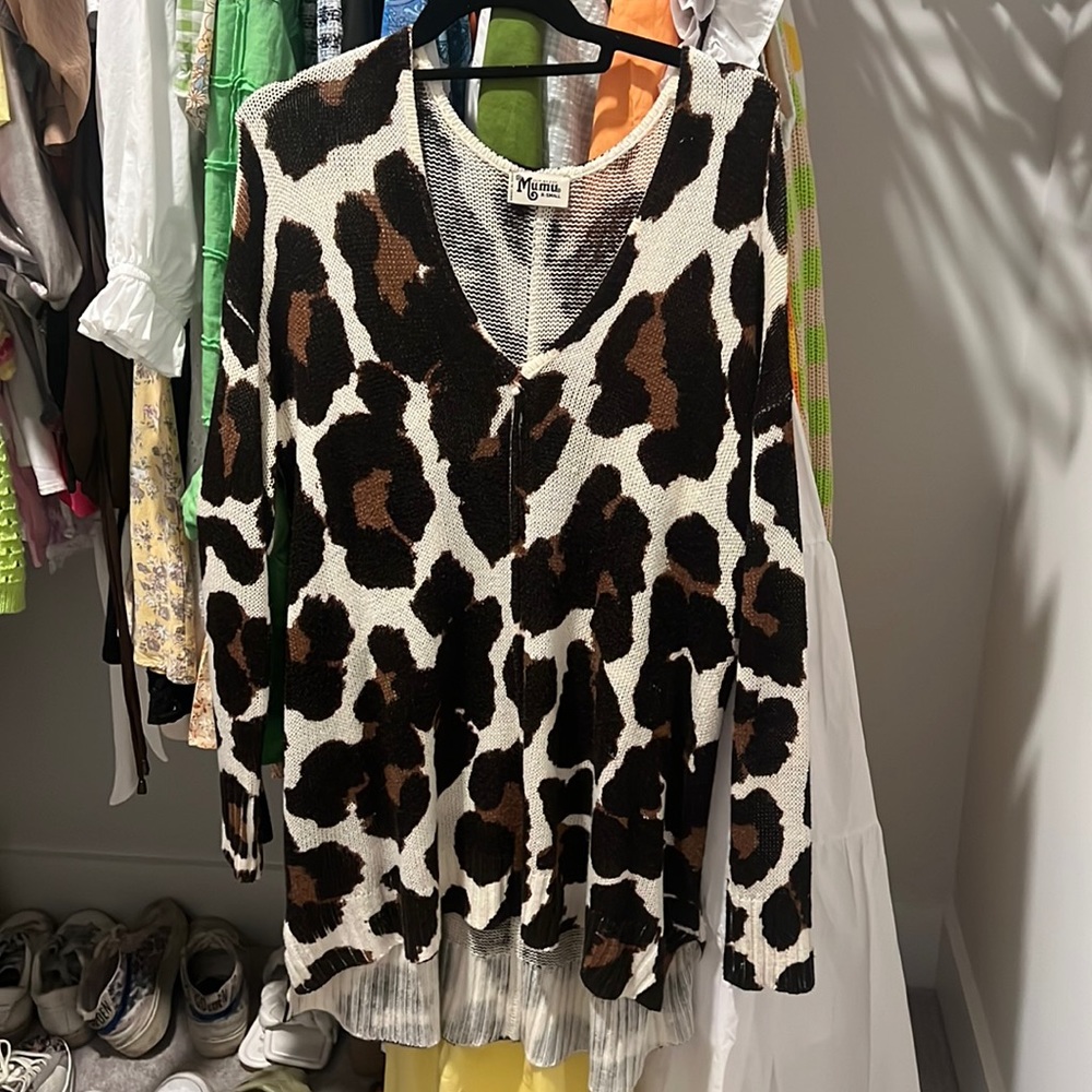 Show me your mumu leopard sweater